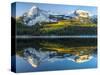 Colorado, East Beckwith Mountain. Reflection in Lost Lake Slough-Jaynes Gallery-Stretched Canvas