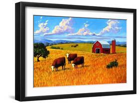 Colorado Farm In Late Summer-Patty Baker-Framed Art Print