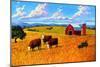 Colorado Farm In Late Summer-Patty Baker-Mounted Art Print