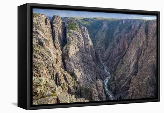Colorado, Gunnison National Park. Scenic in Black Canyon-Jaynes Gallery-Framed Stretched Canvas
