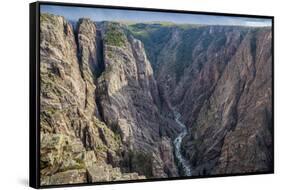 Colorado, Gunnison National Park. Scenic in Black Canyon-Jaynes Gallery-Framed Stretched Canvas