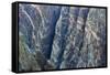 Colorado, Gunnison National Park. Scenic of Black Canyon-Jaynes Gallery-Framed Stretched Canvas