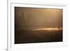 Colorado, Little Molas Lake. Mist Rises Off Wetlands at Sunrise-Jaynes Gallery-Framed Photographic Print