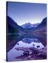 Colorado, Maroon Bells Mountain Reflected in Maroon Lake, USA-Alan Copson-Stretched Canvas