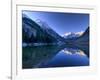 Colorado, Maroon Bells Mountain Reflected in Maroon Lake, USA-Alan Copson-Framed Photographic Print