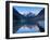 Colorado, Maroon Bells Mountain Reflected in Maroon Lake, USA-Alan Copson-Framed Photographic Print