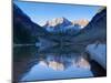 Colorado, Maroon Bells Mountain Reflected in Maroon Lake, USA-Alan Copson-Mounted Photographic Print