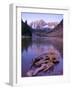 Colorado, Maroon Bells Mountain Reflected in Maroon Lake, USA-Alan Copson-Framed Photographic Print