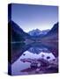 Colorado, Maroon Bells Mountain Reflected in Maroon Lake, USA-Alan Copson-Stretched Canvas