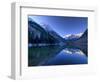 Colorado, Maroon Bells Mountain Reflected in Maroon Lake, USA-Alan Copson-Framed Photographic Print