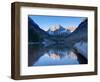 Colorado, Maroon Bells Mountain Reflected in Maroon Lake, USA-Alan Copson-Framed Photographic Print