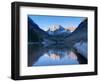 Colorado, Maroon Bells Mountain Reflected in Maroon Lake, USA-Alan Copson-Framed Photographic Print