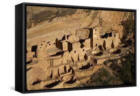 Colorado, Mesa Verde National Park, Cliff Palace, over 700 Years Old-David Wall-Framed Stretched Canvas