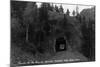 Colorado - Million Dollar Highway Tunnel near Ouray-Lantern Press-Mounted Art Print