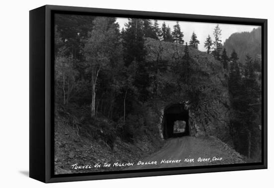 Colorado - Million Dollar Highway Tunnel near Ouray-Lantern Press-Framed Stretched Canvas