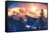 Colorado Mountains Vista-duallogic-Framed Stretched Canvas