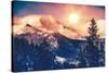 Colorado Mountains Vista-duallogic-Stretched Canvas