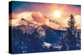 Colorado Mountains Vista-duallogic-Stretched Canvas