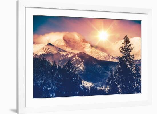 Colorado Mountains Vista-duallogic-Framed Photographic Print