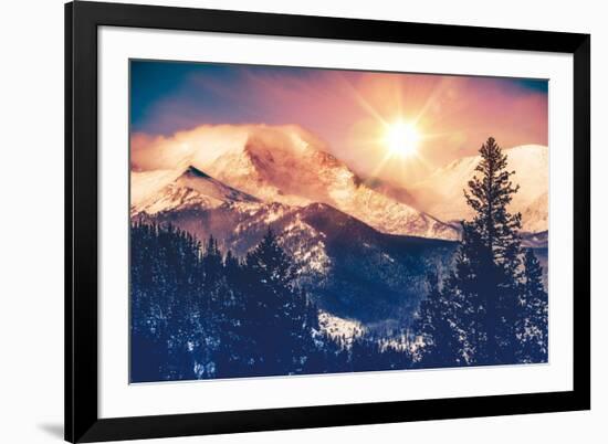 Colorado Mountains Vista-duallogic-Framed Photographic Print