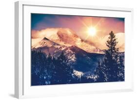 Colorado Mountains Vista-duallogic-Framed Photographic Print