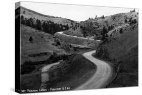 Colorado - Mt Vernon Canyon from Hwy 40-Lantern Press-Stretched Canvas