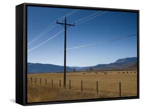 Colorado, Near Granby, Farmland, USA-Alan Copson-Framed Stretched Canvas