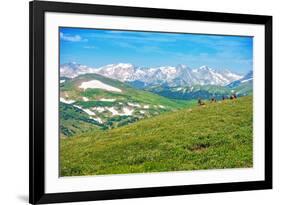 Colorado Panorama with Elks-duallogic-Framed Photographic Print