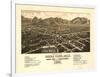 Colorado - Panoramic Map of Buena Vista-Lantern Press-Framed Art Print