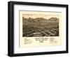 Colorado - Panoramic Map of Buena Vista-Lantern Press-Framed Art Print