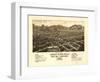 Colorado - Panoramic Map of Buena Vista-Lantern Press-Framed Art Print