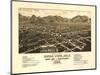 Colorado - Panoramic Map of Buena Vista-Lantern Press-Mounted Art Print