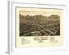 Colorado - Panoramic Map of Buena Vista-Lantern Press-Framed Art Print