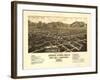 Colorado - Panoramic Map of Buena Vista-Lantern Press-Framed Art Print