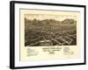 Colorado - Panoramic Map of Buena Vista-Lantern Press-Framed Art Print