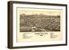 Colorado - Panoramic Map of Canon City-Lantern Press-Framed Art Print