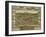 Colorado - Panoramic Map of Cripple Creek No. 2-Lantern Press-Framed Art Print