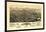 Colorado - Panoramic Map of Greeley-Lantern Press-Framed Art Print