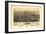 Colorado - Panoramic Map of Greeley-Lantern Press-Framed Art Print