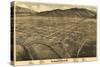 Colorado - Panoramic Map of Leadville No. 1-Lantern Press-Stretched Canvas