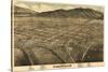 Colorado - Panoramic Map of Leadville No. 1-Lantern Press-Stretched Canvas