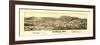 Colorado - Panoramic Map of Maysville-Lantern Press-Framed Art Print