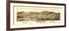 Colorado - Panoramic Map of Maysville-Lantern Press-Framed Art Print