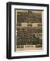 Colorado - Panoramic Map of Pueblo-Lantern Press-Framed Art Print