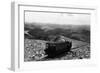 Colorado - Pikes Peak Cog Train near Summit-Lantern Press-Framed Art Print