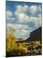 Colorado Plateau. Clouds over a Mesa in Early Autumn, Castle Valley-Judith Zimmerman-Mounted Photographic Print