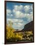 Colorado Plateau. Clouds over a Mesa in Early Autumn, Castle Valley-Judith Zimmerman-Framed Photographic Print