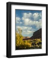 Colorado Plateau. Clouds over a Mesa in Early Autumn, Castle Valley-Judith Zimmerman-Framed Premium Photographic Print