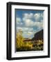 Colorado Plateau. Clouds over a Mesa in Early Autumn, Castle Valley-Judith Zimmerman-Framed Premium Photographic Print