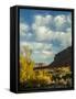 Colorado Plateau. Clouds over a Mesa in Early Autumn, Castle Valley-Judith Zimmerman-Framed Stretched Canvas